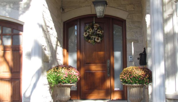 Exterior Door with Sidelights
